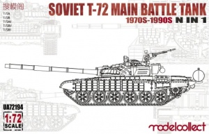 modelcollect UA72194 Soviet T-72 Main Battle Tank 1970S-1990S 5 IN 1