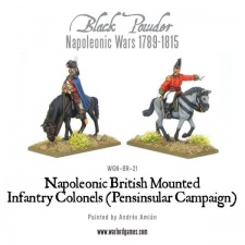 WARLORD WGN-BR-21 Peninsular British Mounted Infantry Officers
