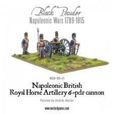WARLORD WGN-BR-31 British Royal Horse Artillery 6 Pounder Cannon