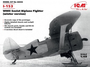 ICM 48096 l-153 (winter version ) WWll Societ Biplane Fighter