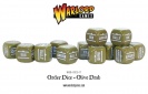 WARLORD WGB-DICE-17 Order Dice pack - Olive Drab Kostki