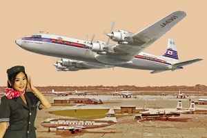 RODEN 303 Douglas DC-7C Japan Air Lines