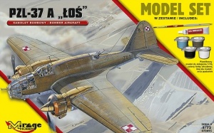 MIRAGE HOBBY 872095 SERIA 9 PZL-37 A ,,ŁOŚ MIRAGE HOBBY 872095 SERIA 9 PZL-37 A ,,ŁOŚ