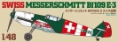 TAMIYA 25200 SWISS MESSERSCHMITT Bf109 E-3