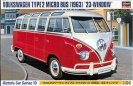 HASEGAWA 21210 HC-10 VOLKSWAGEN TYPE 2 MICRO BUS (1963) '23-WINDOW'