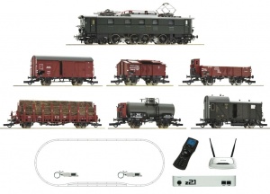 ROCO 51323 Zestaw cyfrowy z21 pociąg towarowy Lok E52 DRG z dekoderem DCC Sound