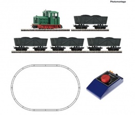 ROCO 31034 Zestaw startowy towarowy lokomotywa Diesel H0e Ep.III-VI