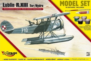 MIRAGE HOBBY 848091 LUBLIN R.XIII TER/HYDRO MORSKI SAMOLOT ROZPOZNAWCZY MODEL START SET MIRAGE HOBBY 848091 LUBLIN R.XIII TER/HYDRO MORSKI SAMOLOT ROZPOZNAWCZY MODEL START SET