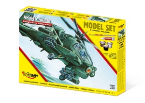 MIRAGE HOBBY 872094 AH-64A Apache ŚMIGŁOWIEC SZTURMOWY MODEL START SET MIRAGE HOBBY 872094 AH-64A Apache ŚMIGŁOWIEC SZTURMOWY MODEL START SET