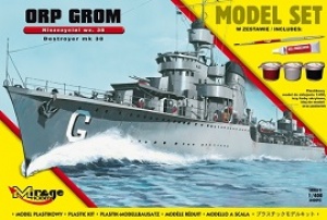 MIRAGE HOBBY 840093 ORP GROM WZ.38 NISZCZYCIEL POLSKIEJ MARYNARKI WOJENNEJ MODEL START SET MIRAGE HOBBY 840093 ORP GROM WZ.38 NISZCZYCIEL POLSKIEJ MARYNARKI WOJENNEJ MODEL START SET