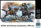 MASTER BOX LTD MB35184 BRITISH AND GERMAN CAVALRYMEN, WWI era.