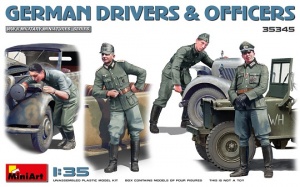 MINIART 35345 GERMAN DRIVERS & OFFICERS MINIART 35345 GERMAN DRIVERS & OFFICERS