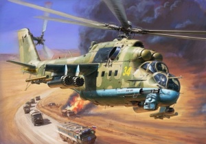 ZVEZDA 7315 SOVIET ATTACK HELICOPTER MI-24P 
