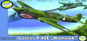 LEGATO AZL7223 Curtiss P-40E Warhawk LEGATO AZL7223 Curtiss P-40E Warhawk