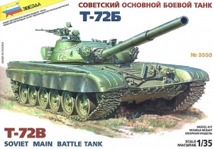 ZVEZDA 3550 SOVIET MAIN BATTLE TANK T-72B