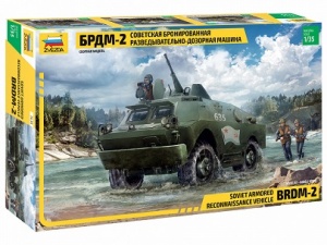 ZVEZDA 3638 SOVIET ARMORED RECONNAISSANCE VEHICLE BRDM-2