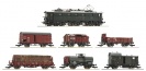 ROCO 61492 Zestaw 7 elementów pociąg towarowy Lokomotywa E52 DRG Ep.II DCC Sound