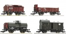 ROCO 61492 Zestaw 7 elementów pociąg towarowy Lokomotywa E52 DRG Ep.II DCC Sound