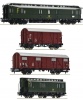 ROCO 76036 Zestaw 4 wagony pocztowe DB Ep.III