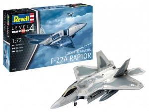 REVELL 03858 F-22A RAPTOR LOCKHEED MARTIN