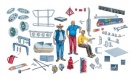 ITALERI 0720 TRUCK ACCESSORIES FOR EUROPEAN AND U.S. TRUCK
