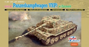 DRAGON 6797 Sd.Kfz.181 Panzerkampfwagen VI (P) w/Zimmerit