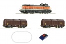 ROCO 51335 Zestaw Startowy analogowy towarowy Diesel Lok. BB 63000 SNCF