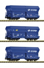 Fleischmann 852330 Zestaw 3 wagony samowyładowcze Falns PKP Cargo Ep.VI