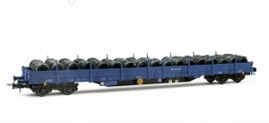 Rivarossi HR6525 Wagon platforma z kłonicami Res i ładunkiem drutu PKP Cargo Ep.V-VI