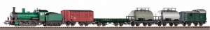 PIKO 97942 Zestaw pociągu towarowego z parowozem Rh 71 SNCB  Ep.III