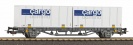 PIKO 58732 Wagon kontenerowy AAE Cargo Domino SBB Ep.V