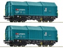 ROCO 77048 Zestaw 2 wagony towarowe teleskopowe SBB Ep.VI