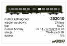 ROBO 352010 Wagon osobowy 2kl. typ 102A PKP Ep.IVc ryflak Wałbrzych