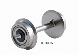 Tillig 76901 Zestaw kołowy jednostronnie izolowany z tarcza 9 mm H0