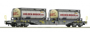ROCO 77347 Wagon kontenerowy typ Sgns PKP AEE Ep.V-VI