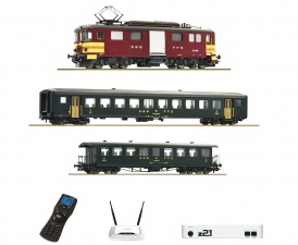 ROCO 51338 Zestaw cyfrowy z21 pociąg osobowy elektryczny De 4/4 SBB DCC Sound