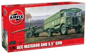 Airfix A01314  AEC MATADOR and 5.5 INCH GUN