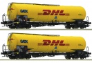 ROCO 76024 Zestaw 2 cysterny GATX DHL Ep.VI
