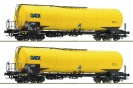 ROCO 76025 Zestaw 2 cysterny Zans  GATX  Ep.VI