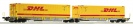 ROCO 76421 Wagon kontenerowy Sdggmrs T2000 AAE z kontenerami DHL