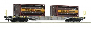 ROCO 77346.A Wagon kontenerowy typ Sgns AAE Ep.VI SBB