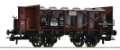 ROCO 6600073 Zestaw 4 wagony pociąg towarowy K.P.E.V. Ep.I Breslau - Wrocław