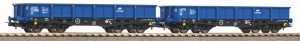 PIKO 58285 Zestaw 2 wagony niskoburtowe 401Zp Eamos PKP Cargo ep.VI