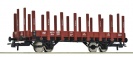 ROCO 6600148 Wagon towarowy nisko burtowy z klonicami Pdk31 PKP Ep.III