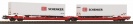 PIKO 24626 Waogn kieszeniowy T3000 z naczepami DB SCHENKER DB AG Ep.VI