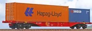 ACME 40413 wagon kontenerowy Sgnss 60 Rail Cargo Austria Ep.V-VI
