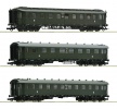 ROCO 6200112 Zestaw 3 wagony osobowe pociąg Express PKP Ep.III