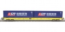 IGRA model 96010103 Wagon platforma z kontenerem Sggnss CLIP Ep.VI