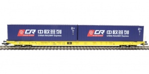 IGRA model 96010103 Wagon platforma z kontenerem Sggnss CLIP Ep.VI