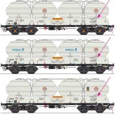 Schlesienmodelle 408103 zestaw 3 wagony Górka 408S Ep.VI set-I gruszki